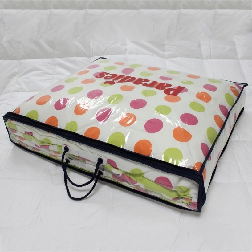 Clear Pvc Plastic Zipper Quilt Carrier Bag Duvet Bags Duvet Packaging