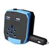multi pin plug sockets adapter with dual USB and car charger