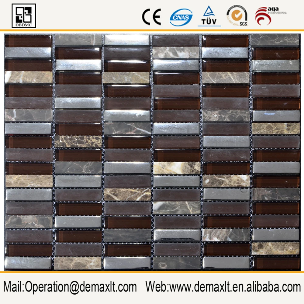 Crystal Color Glass Mosaic,Marble Mosaic,Golden Select Glass And Stone