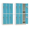 Six door standard size metal locker metal locker with hanging rail metal clothes locker