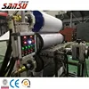 PP plastic embossed sheet extruder making machine extrusion production line