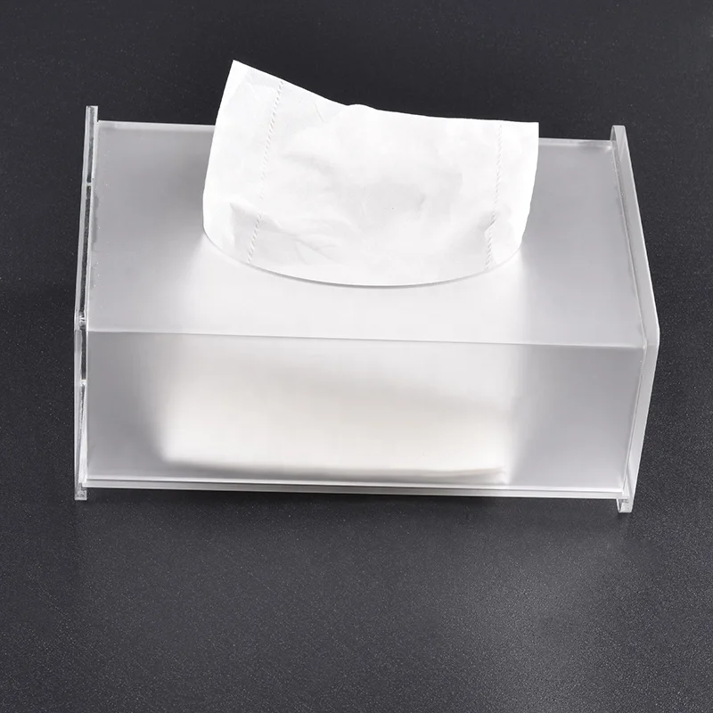 Dongguan Factory Sale Acrylic Napkin Storage Box Perspex Napkin Holder