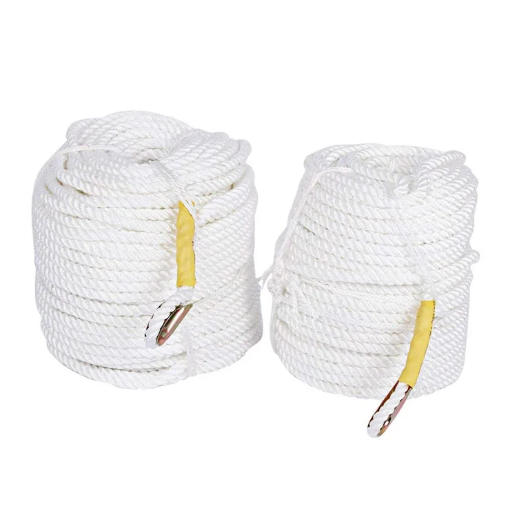 Factory 1/2 Inch 90 M Durable White Twisted Nylon Anchor Rope Buy The Nylon Rope,Nylon Rope
