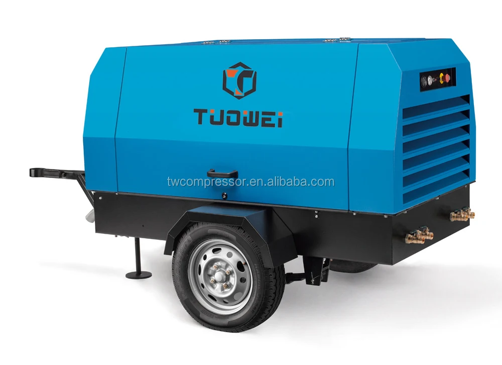 Portable Diesel Air Compressor For Digging - Buy Air Compressor For ...