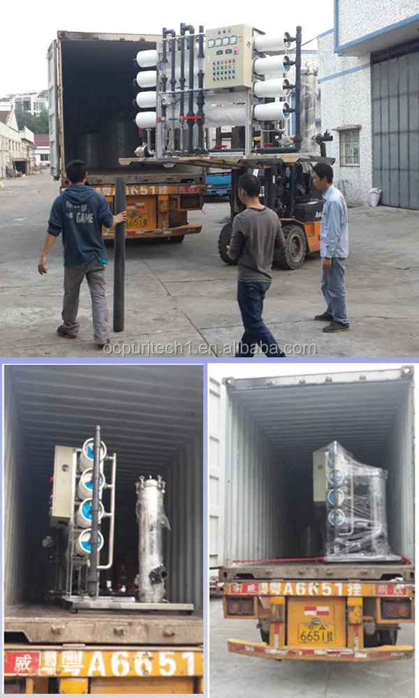 Bore water filter machine with 50GPD with RO +EDI