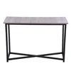 Wooden Office Computer Desks Cross Frame Enhance The Stability