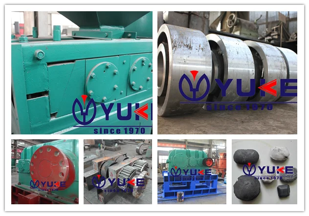 High density charcoal/coke powder briquette press machine