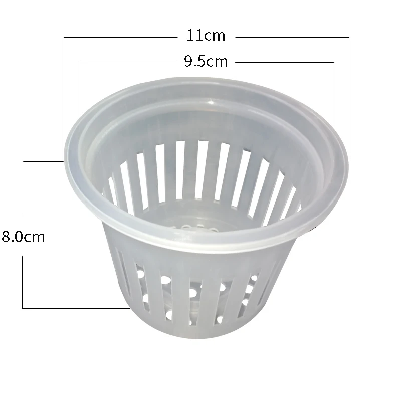 Skyplant Hydroponic Large Net Pots 11cm For Vegetables Plastic Net Pot 