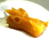 High Quality Yellow Jade Dragon Skulls Crystal Carving Dragon Head for Decoration