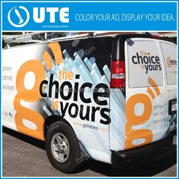 advertising van vehicle wrap taxi sticker promotion printing 3m bus larger graphics