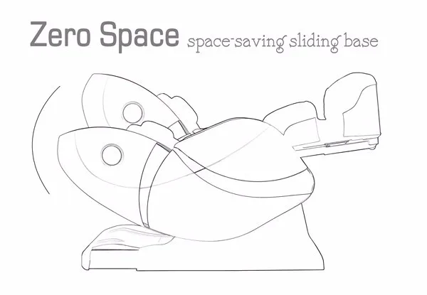Modern fashion l shape massage chair/4d massage chair with certificate