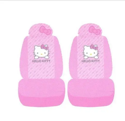 Buy 2pc Hello Kitty Car Front Seat Cover Universal Car