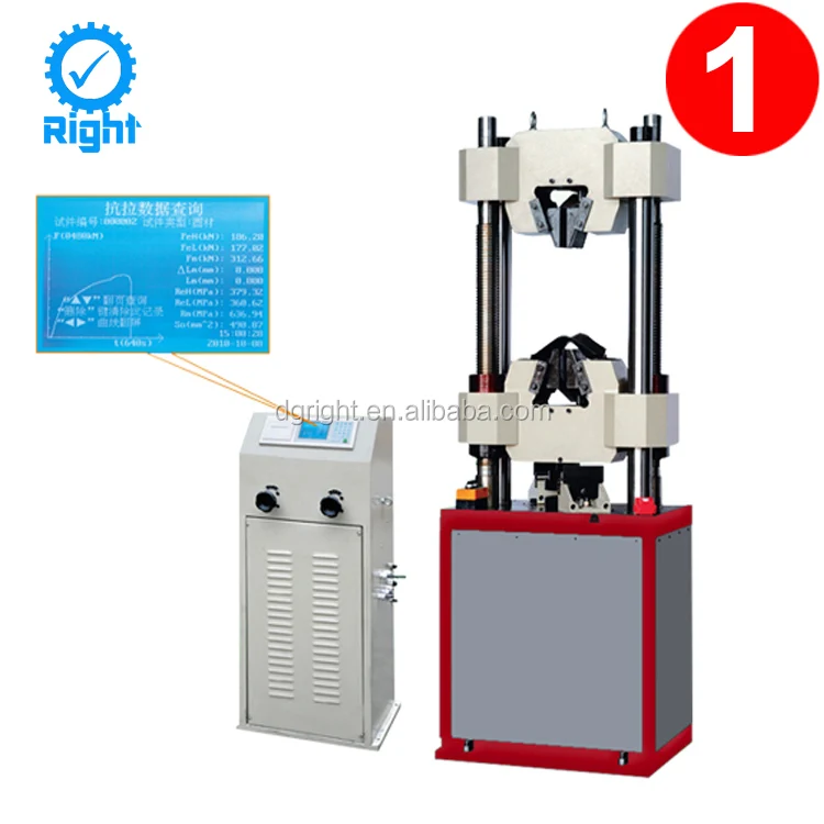 Steel Wire Hydraulic Universal Tensile Compression Strength Testing Machine