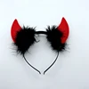 Bulls Horns Headband Halloween Headwear Hair Hoop for Photography Easter Costume