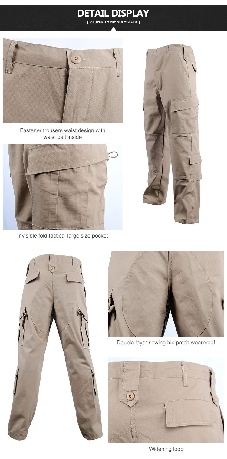 Khaki Tactical Camouflage Military Pants For Sale - Buy Khaki Tactical ...