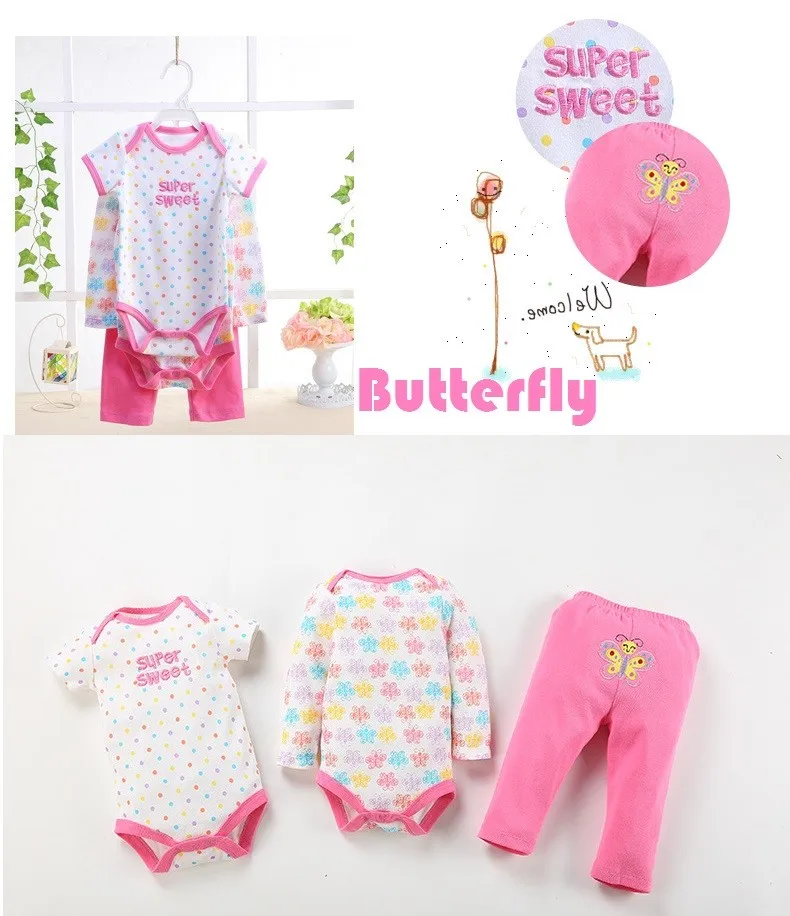 2019 High Quality Wholesale Newborn Baby Clothes Rompers And Pants Sets Buy Baby Clothes Sets