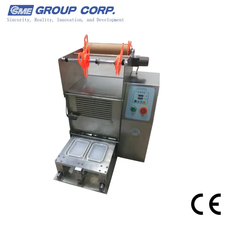 Customized Automatic Fast Food Box Sealing Machine Takeaway Box Sealing Machine Tray Heat