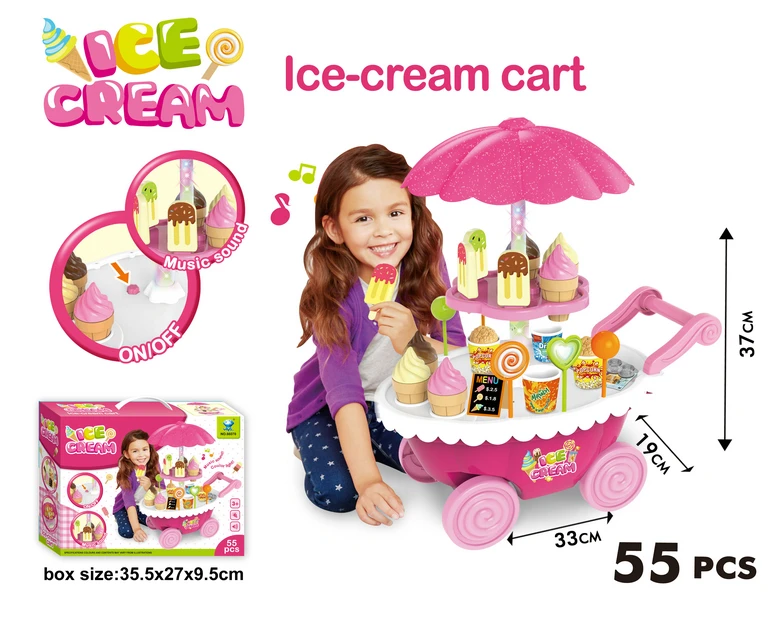 smyths toys wooden ice cream cart