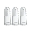 Soft high quality silicone baby finger toothbrush baby teething toothbrush mini toothbrush