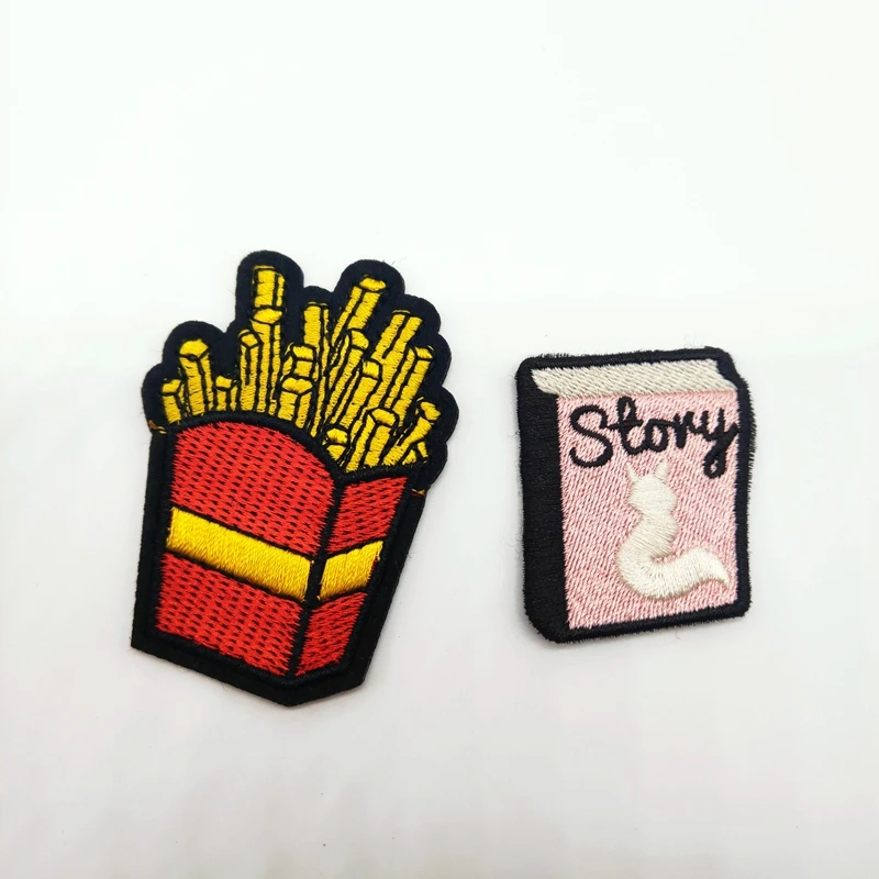 Heat Press Custom Badge Embroidery Patch,Iron On Patch Applique For