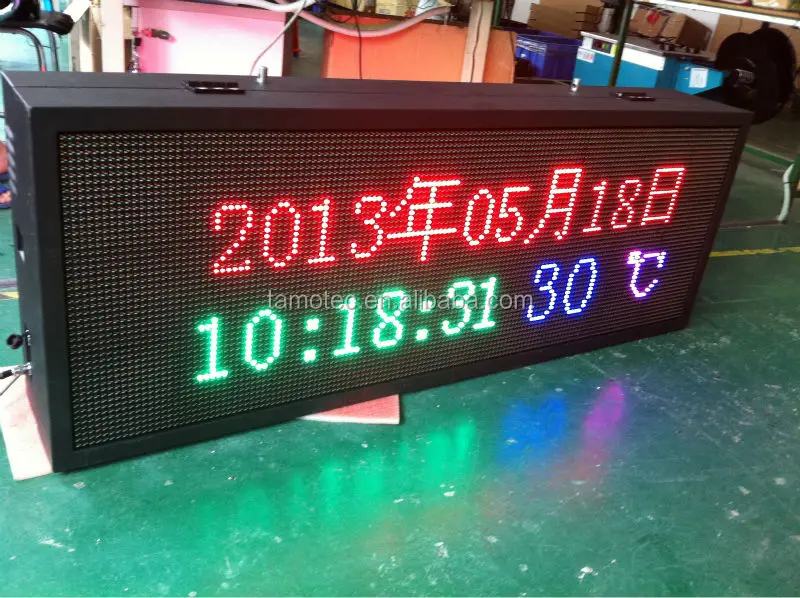 LED display sign for external bus