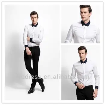 white formal men's shirt