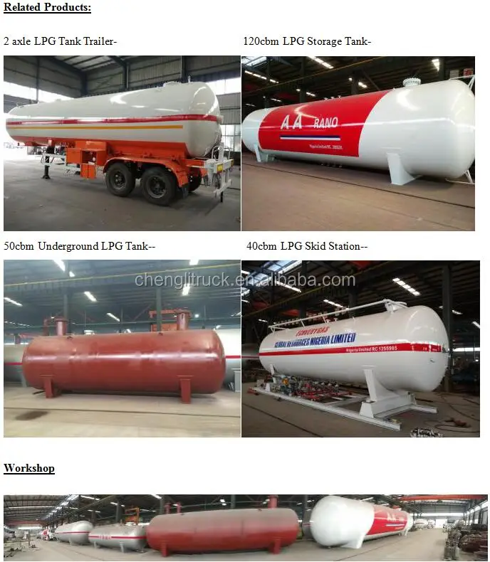 Gas Road Tanker 10mt 10tn Tank Lorry Transportation Dispensing Function