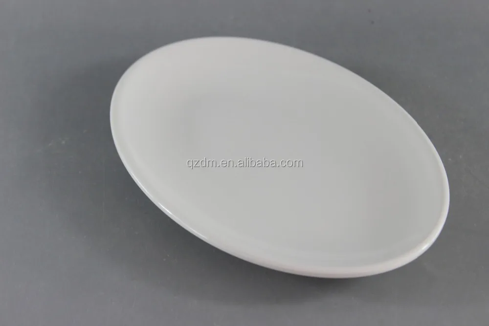 8.25 Inch Melamine Oval Plate,Oval Shape White Plate