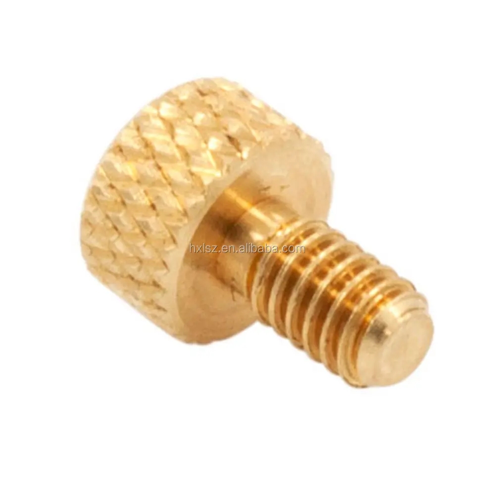 1/420 3/816 M3 M4 M5 M6 M8 Metric Thread Brass Knurled Thumb Screw