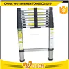Portable single side free standing telescopic ladder aluminum ladder en 131 ce