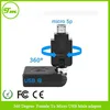 Female To Micro USB Male 360 Degree Rotation Angle Extension Adapter