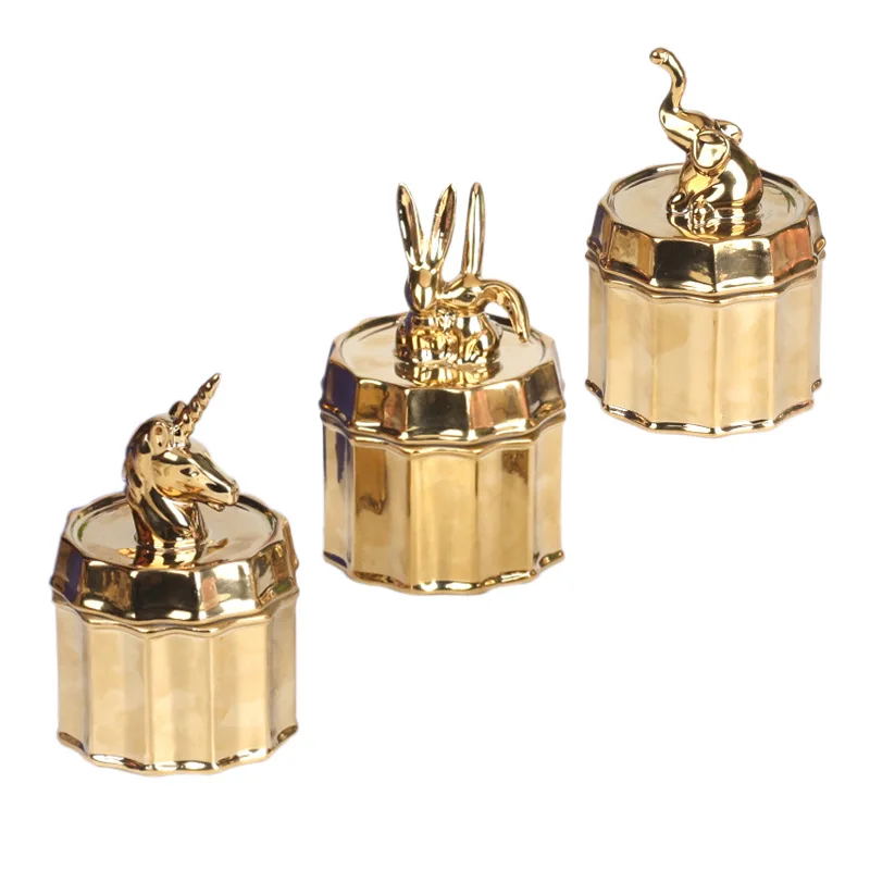 Ceramic Jewelry Storage Box Ceramics North European Jewelry Keeper Gift