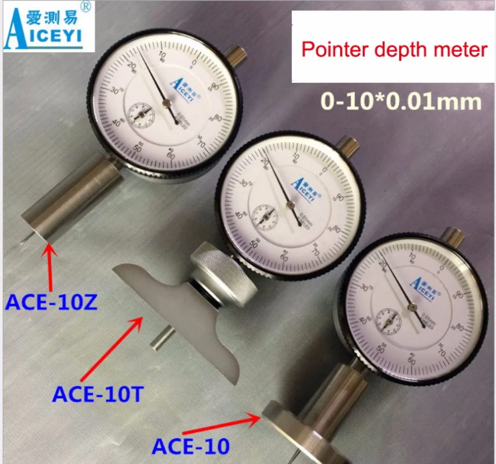 10mm dial depth measurement tools/depth gauge