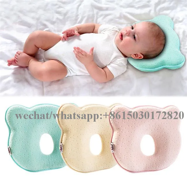 Natural Baby Head Shaping Pillow For Newborns & Infants Prevent