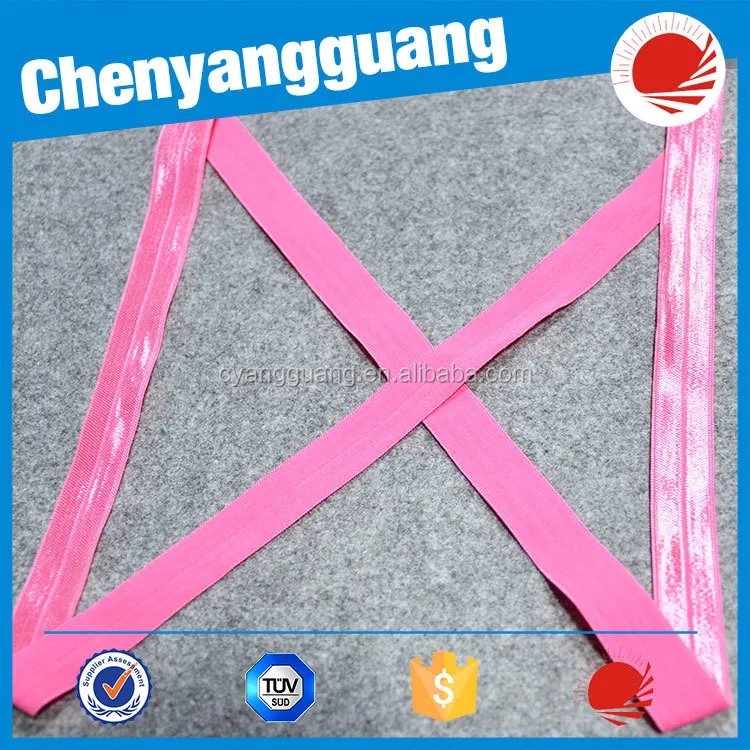 Fold Over Elastic Tape/lycra Binding Tape Nylon And Spandex For Garment