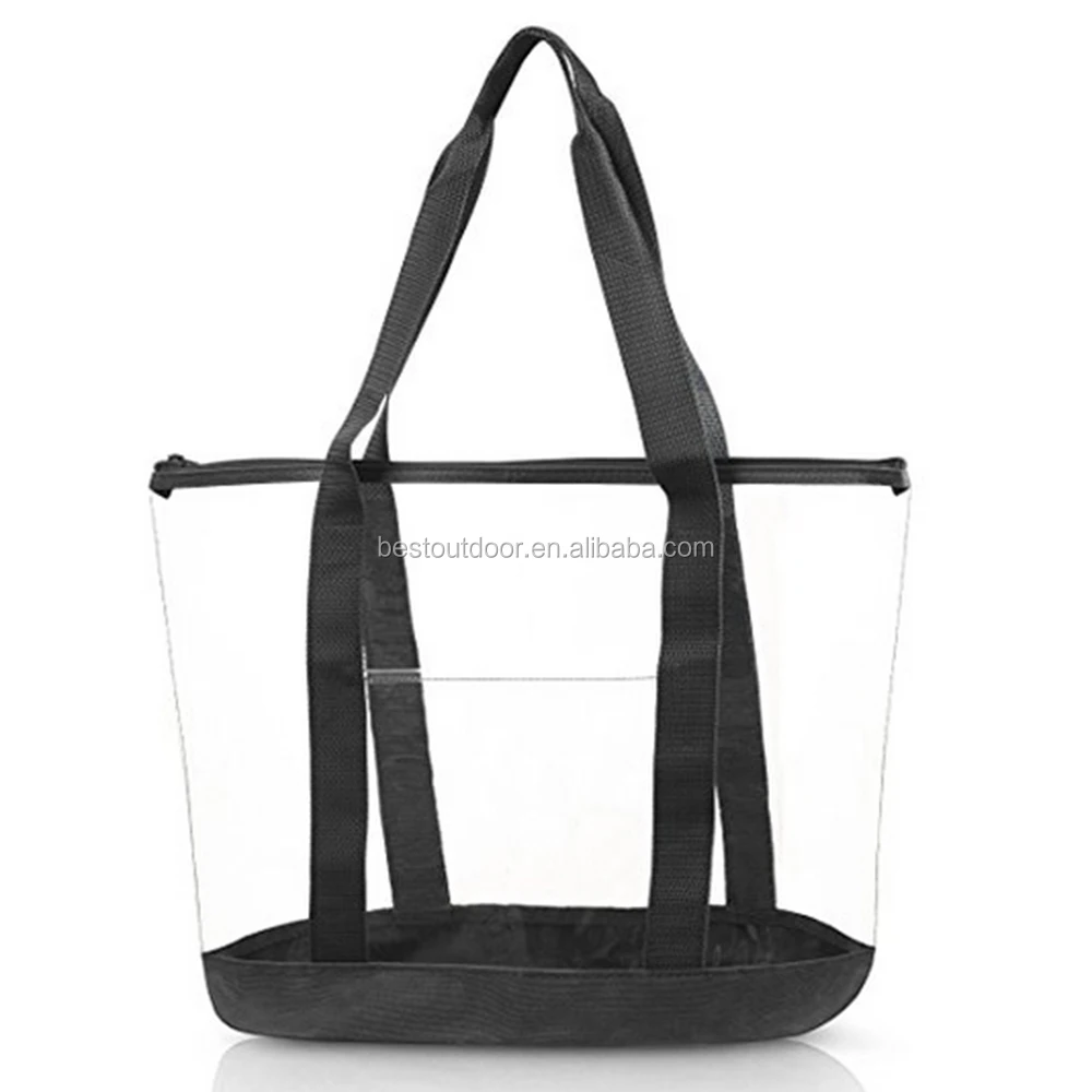 Clear bag Travel and Gym Zippered PVC Tote Bag, View Clear bag, Best ...