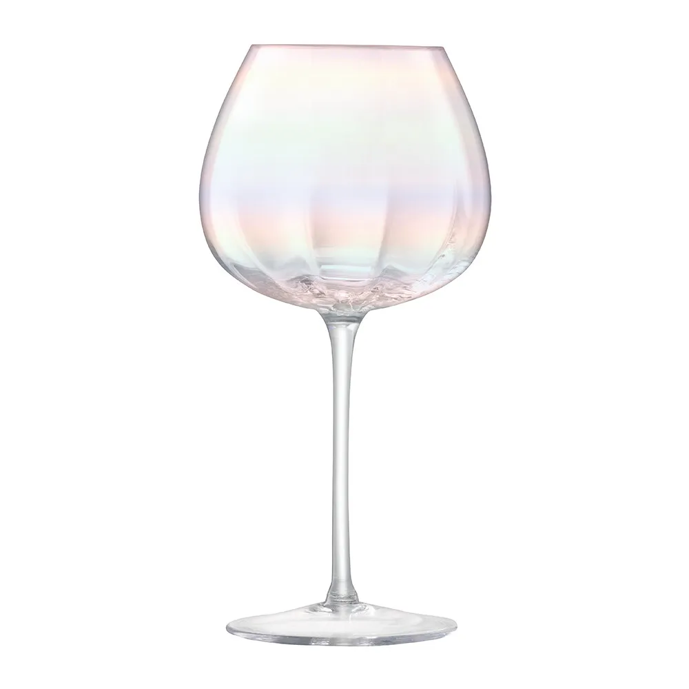 Mouth Blown Luxury Iridescent Wine Glass Goblet Buy Luxury Wine Glass