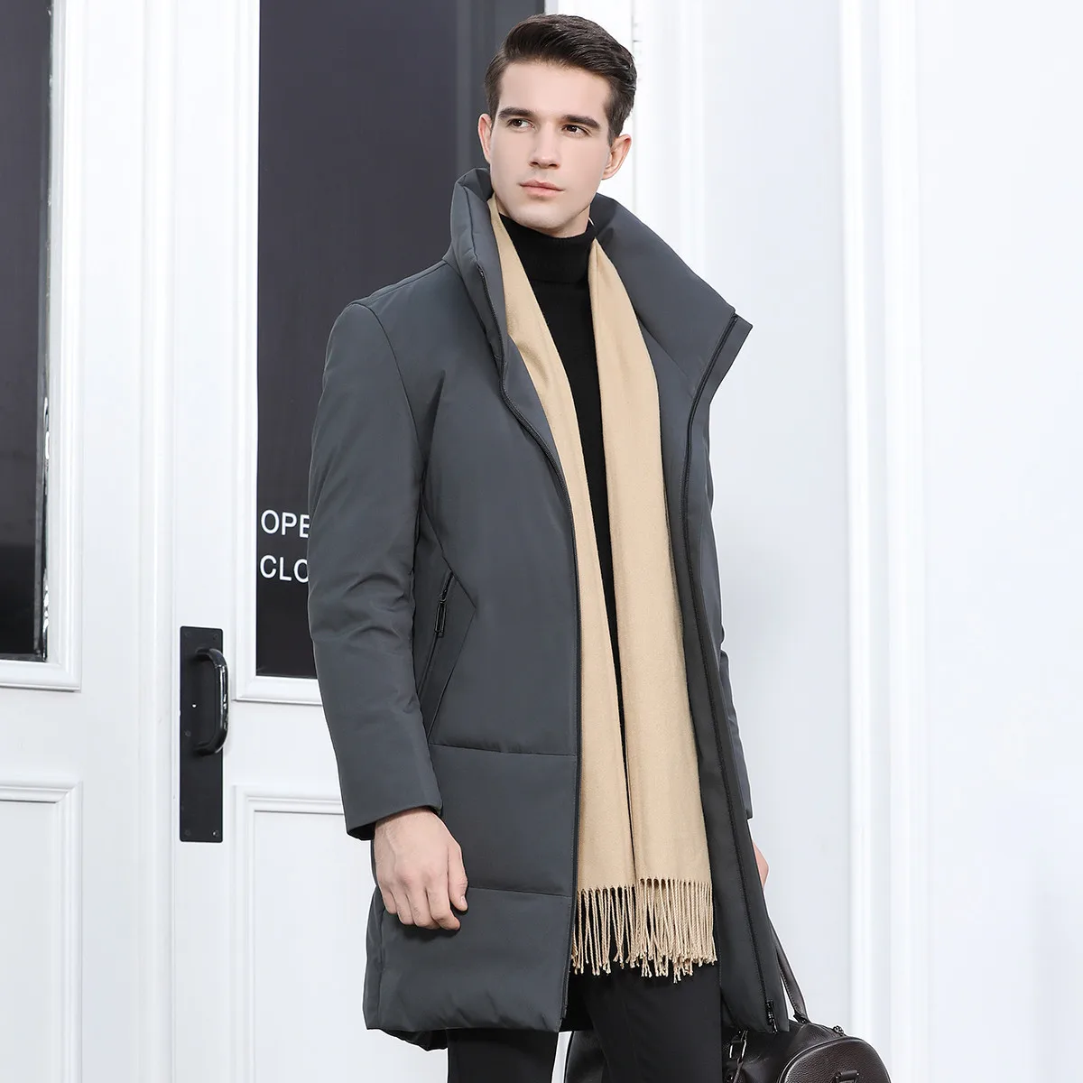 men's business winter coat