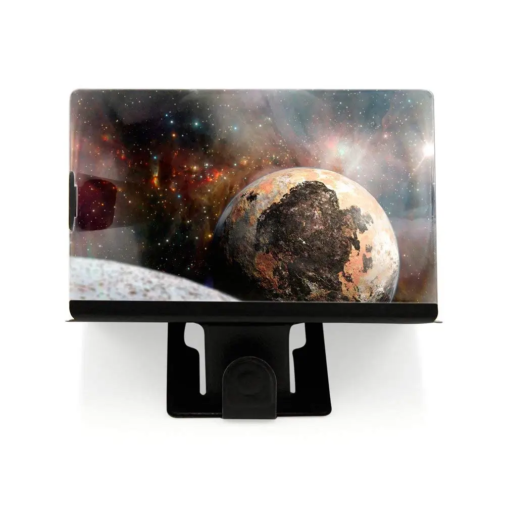 Screen Magnifier 3d Smart Mobile Phone Movies Amplifier With Pu Leather
