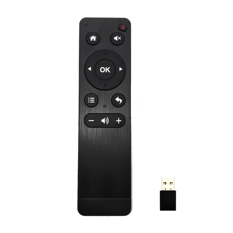 Black 2.4g Hz Android Tv Box Remote Control With 12 Keys,Ott Remote
