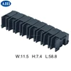 (1-142079-2) China factory auto electrical plastic pa66 connector male female pin header
