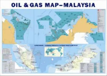 Malaysia Oil And Gas Map