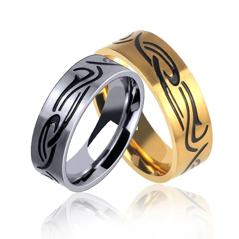 Nouveaux bijoux Cor&eacute;ens fabricants en gros Titane acier hommes et femmes bague Personalit&eacute; bague hipster