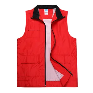 Manufacturer wholesales composite multi-pocket advertising shirt vest work clothes cultural shirt custom-made 102 Manufacturer wholesales composite multi-pocket advertising shirt vest work clothes cultural shirt custom-made 102