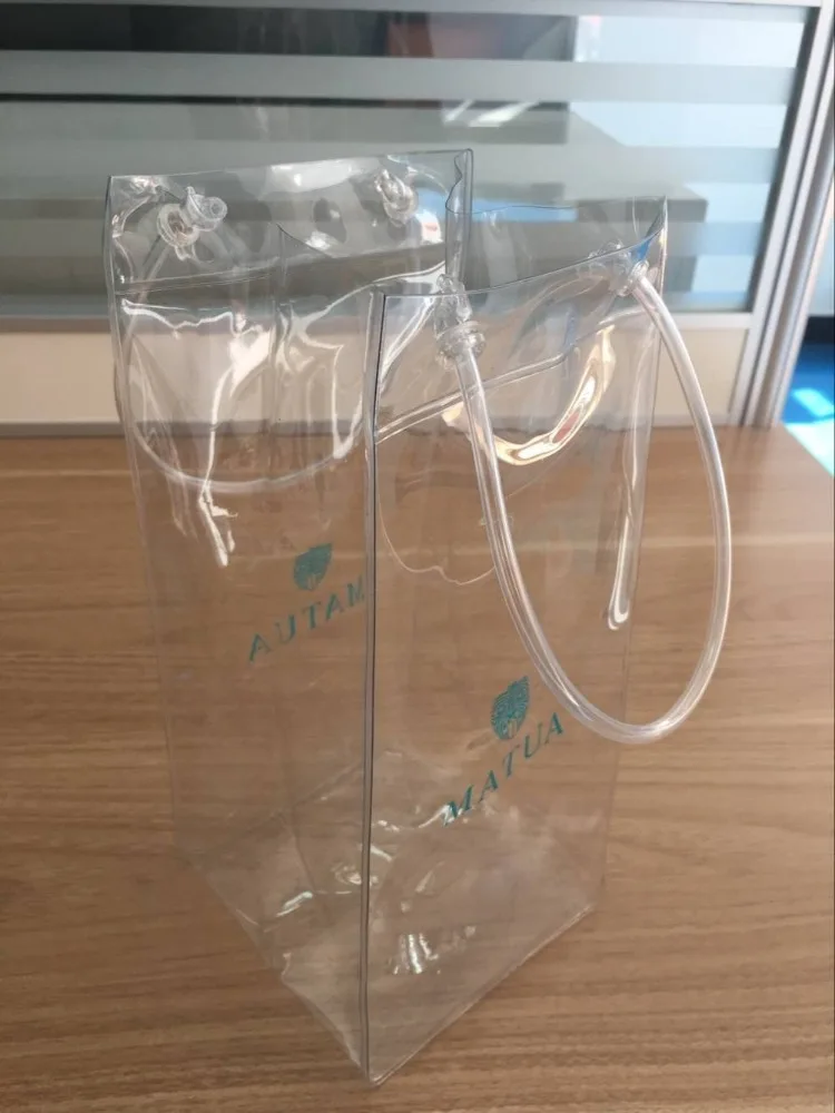 plastic wine cooler bags