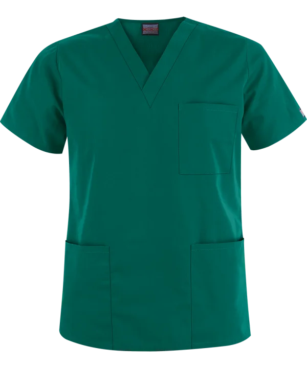 Unisex Clinic Physician Medical Doctor Nurse reversible Uniform Scrub Top XS-3XL