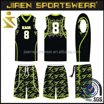 design of jersey basketball uniform