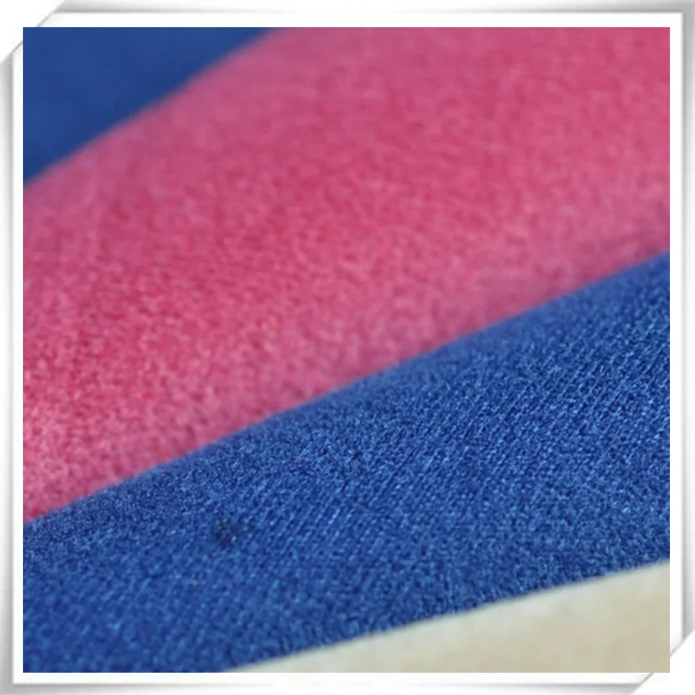 100 Polyester Tricot Brush Velvet Fabric/design Fabric Material For