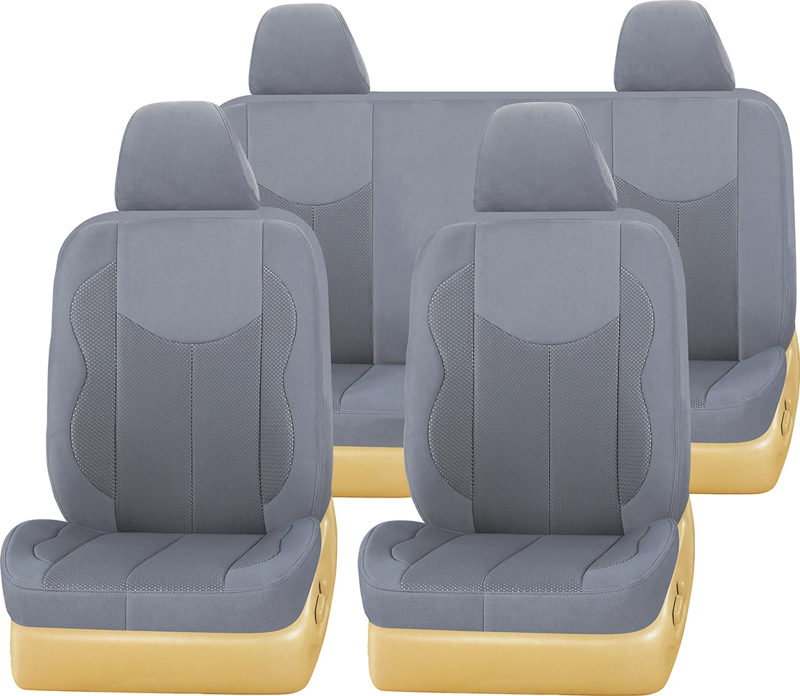 Factory Supplies 5 Seats 13pcs Gray Car Seat Covers For Dubai 40/60