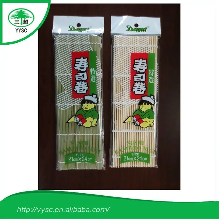 Buy Wholesale China Rectangle Natural Bamboo Sushi Rolling Roller Mat Sushi  Tool R02727 & Sushi Rolling Mat, Bamboo, Sushi Roller,sushi Tool at USD  0.252